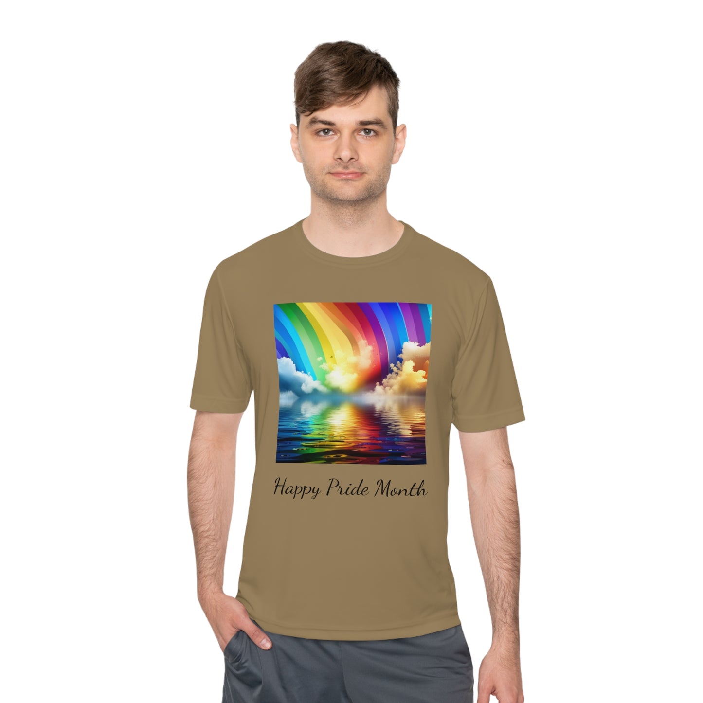 Happy Pride Month Unisex Moisture Wicking Tee