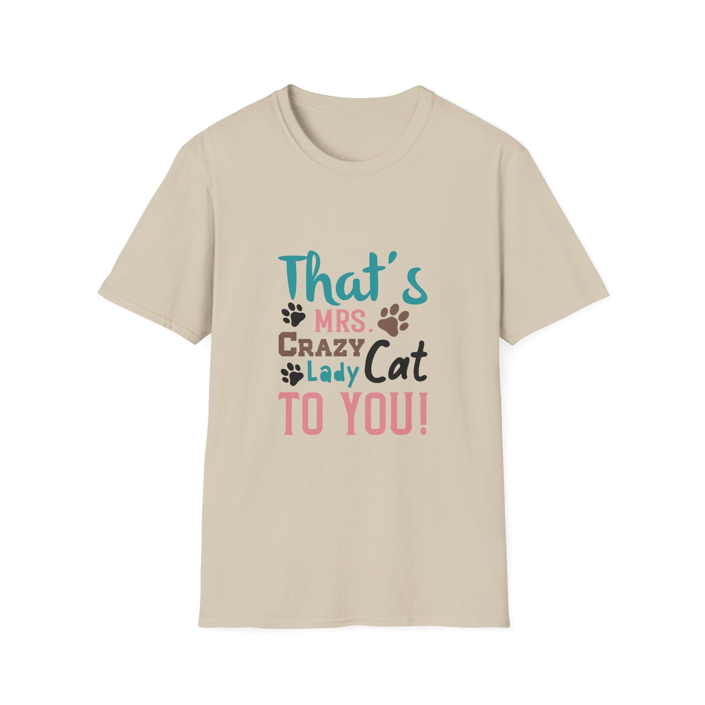 That's Mrs. Crazy Cat Lady Unisex T-Shirt | Cute Cat Lover Apparel