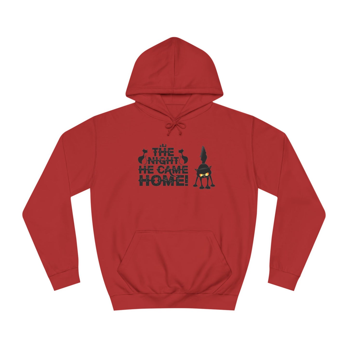 Halloween Black Cat Hoodie - The Night He Came Home