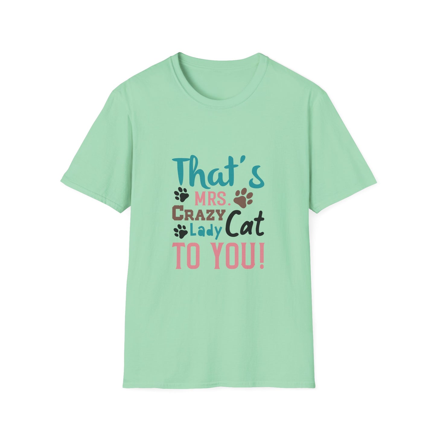 That's Mrs. Crazy Cat Lady Unisex T-Shirt | Cute Cat Lover Apparel