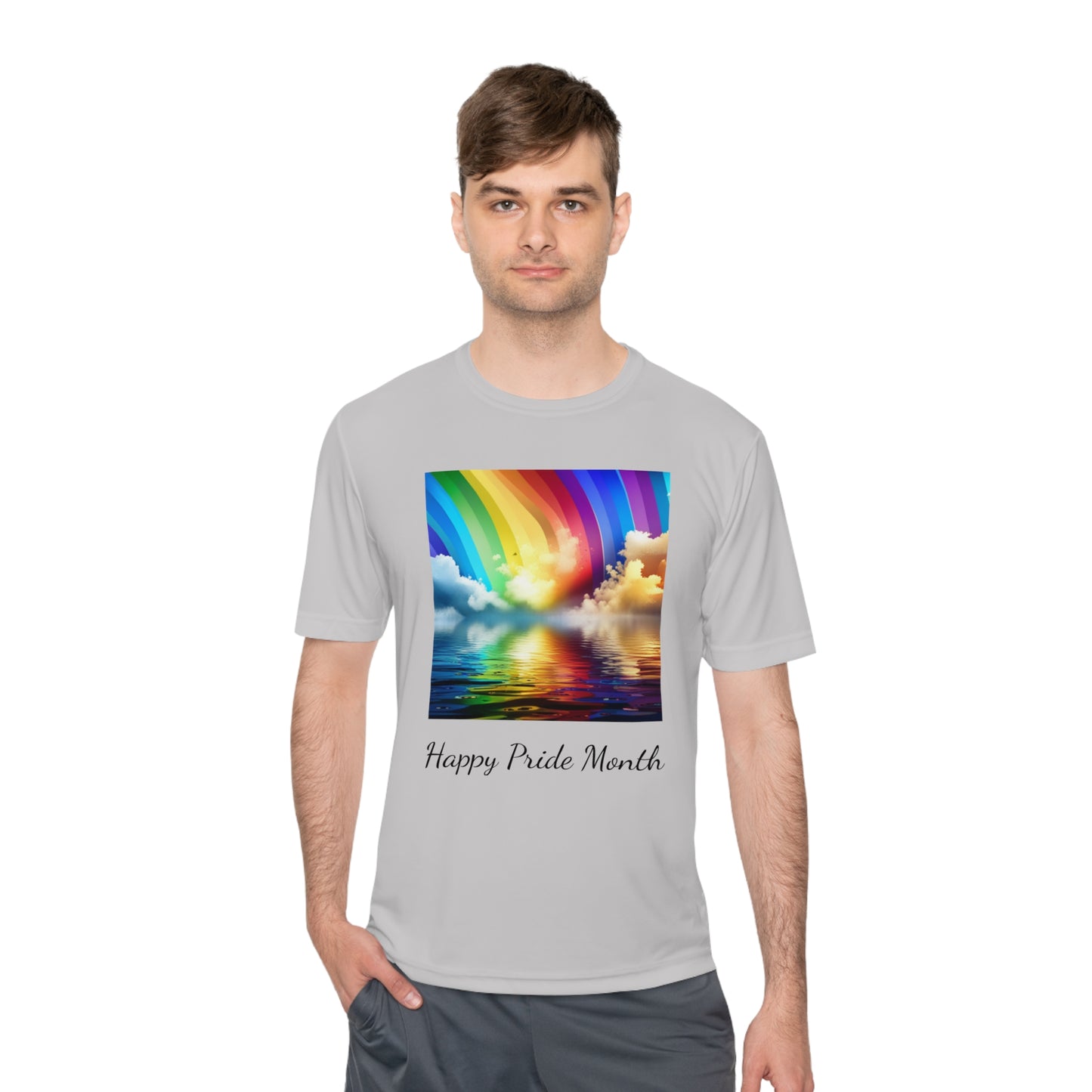 Happy Pride Month Unisex Moisture Wicking Tee