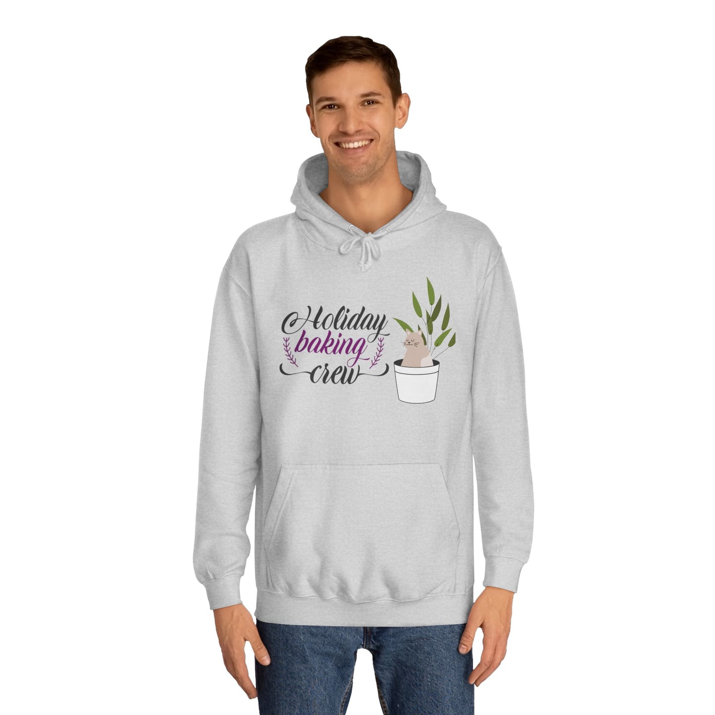 Cat Themed Holiday Baking Crew Hoodie