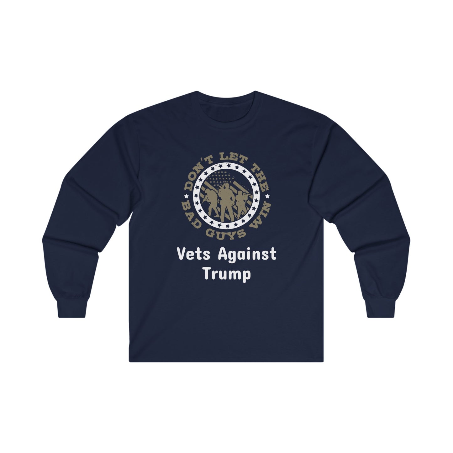 Political Activist Long Sleeve Tee - Vets Against Trump