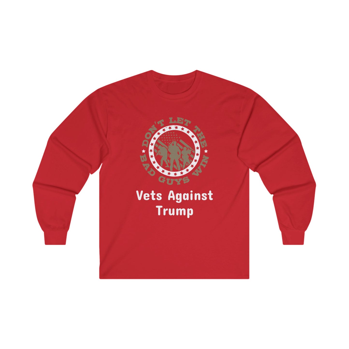 Political Activist Long Sleeve Tee - Vets Against Trump
