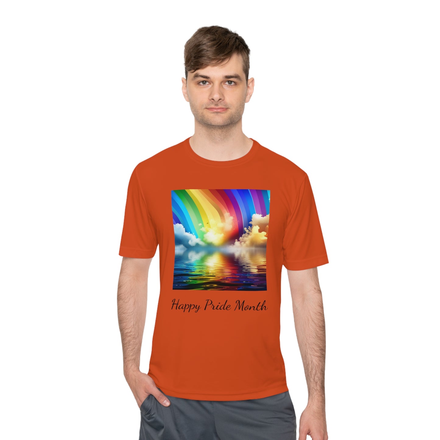Happy Pride Month Unisex Moisture Wicking Tee