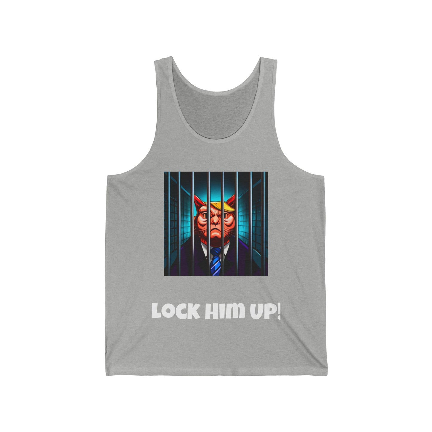 Lock Him Up Trump in Jail Tank Top