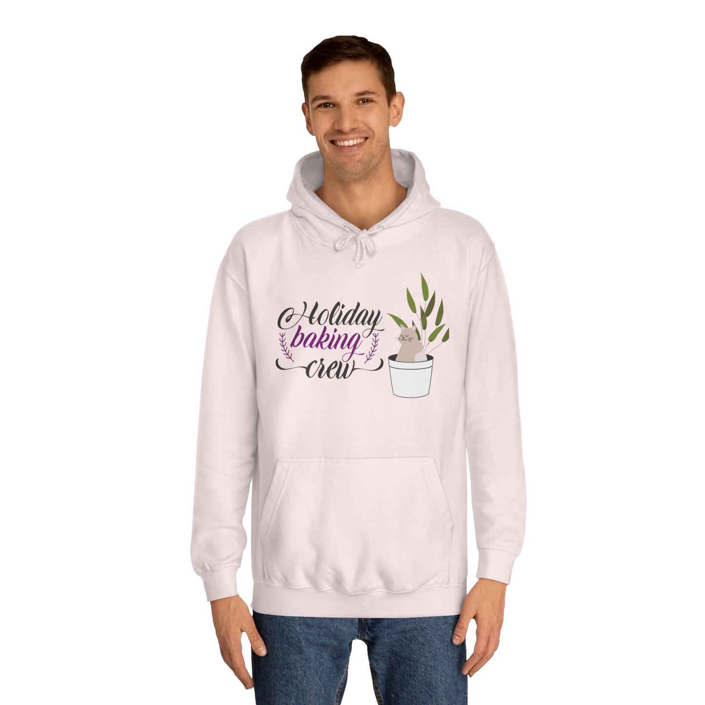 Cat Themed Holiday Baking Crew Hoodie