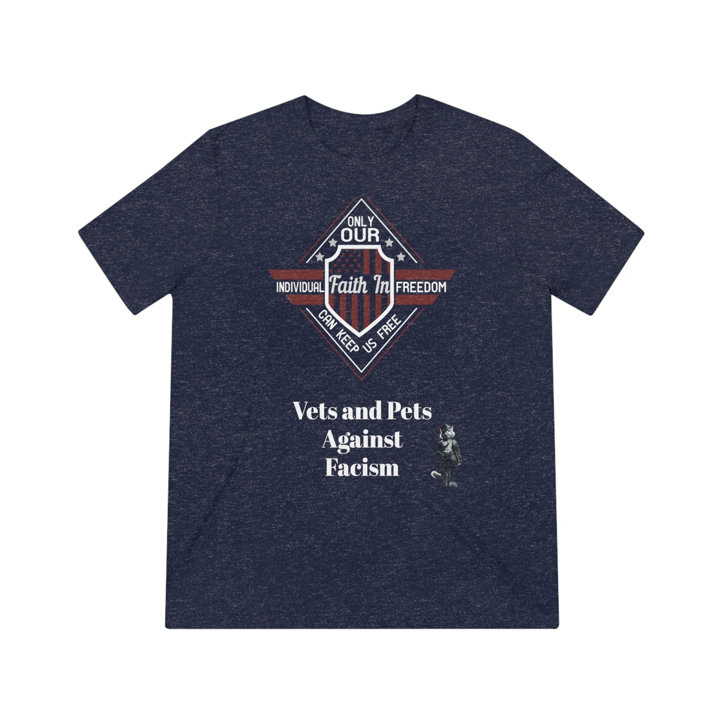 Vets and Pets Against Facism Tee