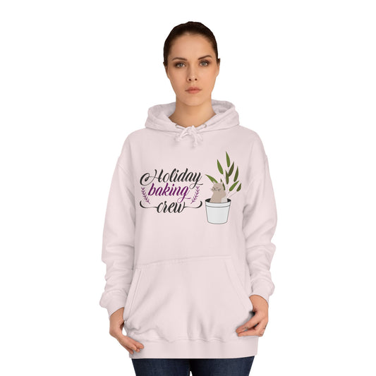 Cat Themed Holiday Baking Crew Hoodie