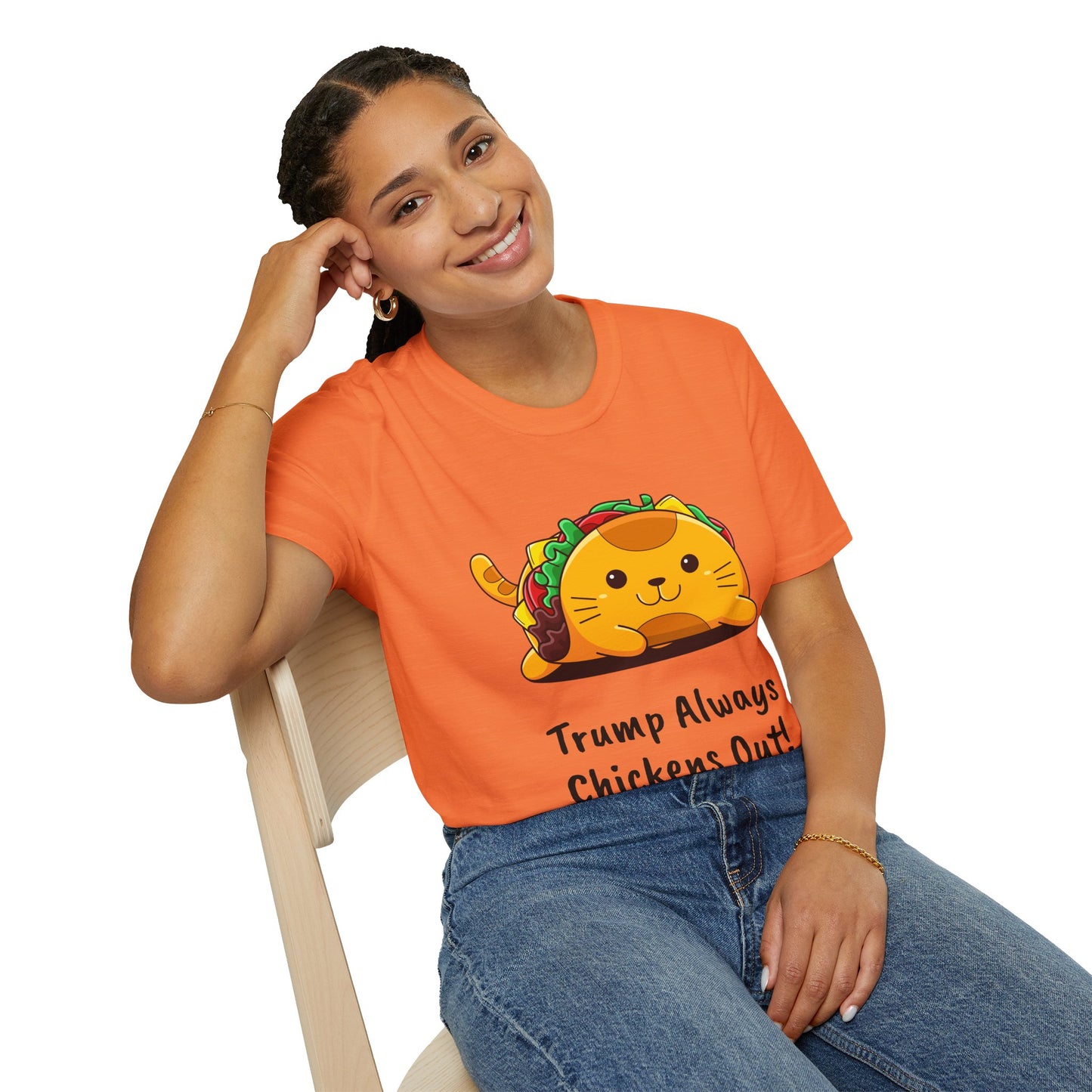 Funny Cat Taco T-Shirt, Unisex Tee, Humor Shirt, Gift for Pet Lovers, Political Humor, Casual Wear, Protest Wear