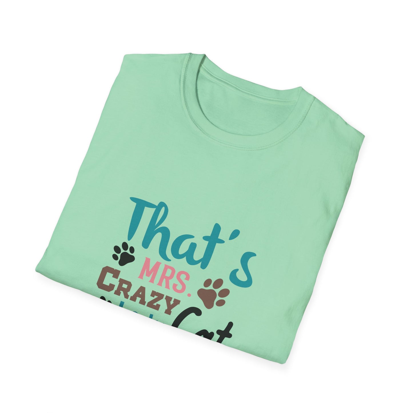 That's Mrs. Crazy Cat Lady Unisex T-Shirt | Cute Cat Lover Apparel