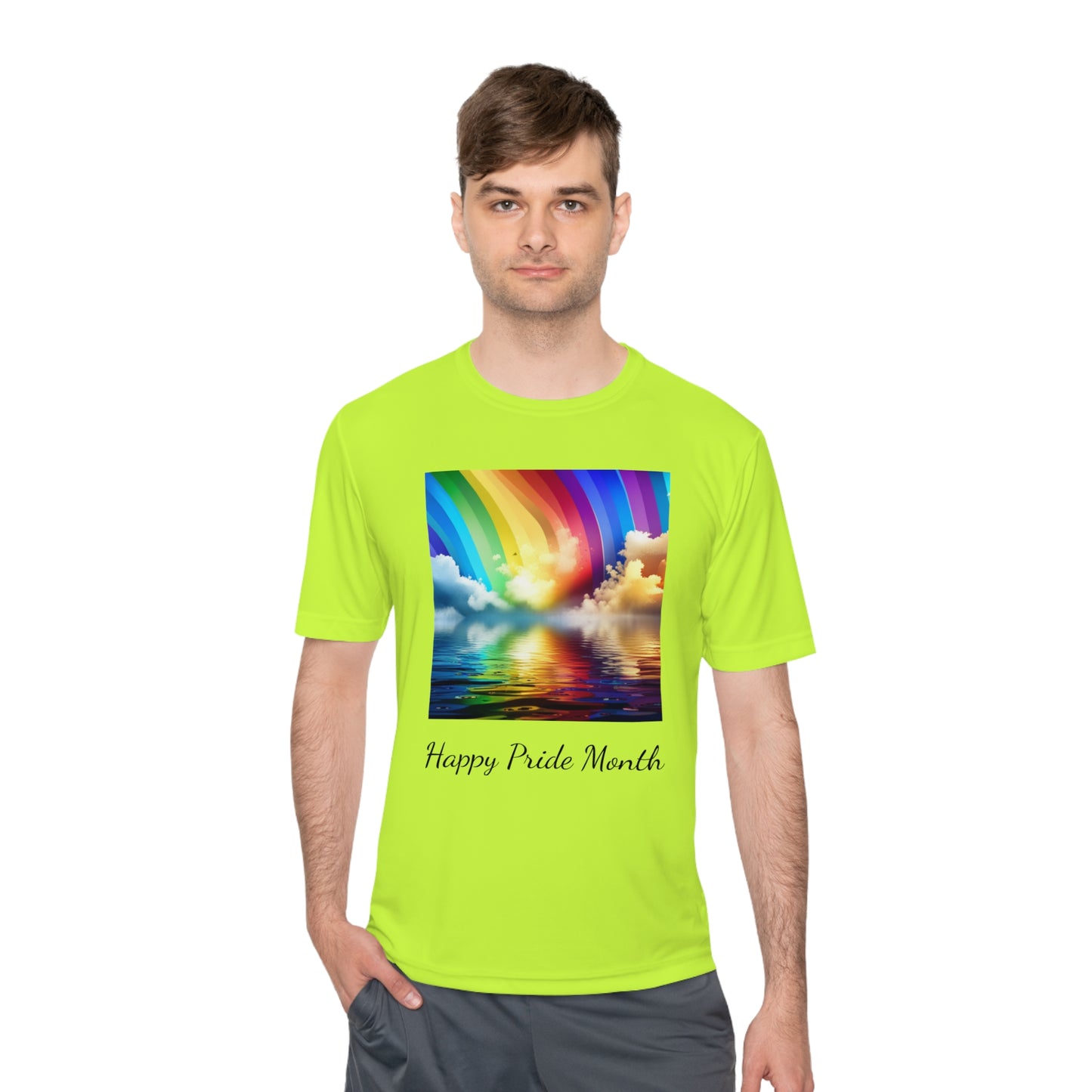Happy Pride Month Unisex Moisture Wicking Tee