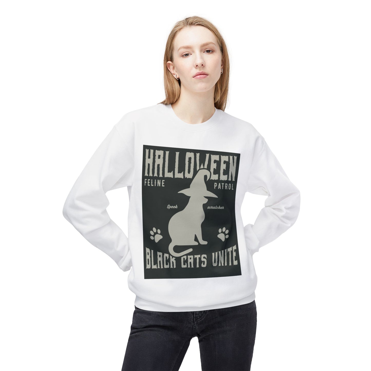 Black Cats Unisex Halloween Sweatshirt