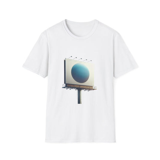 Blue Dot Billboard Unisex Softstyle T-Shirt