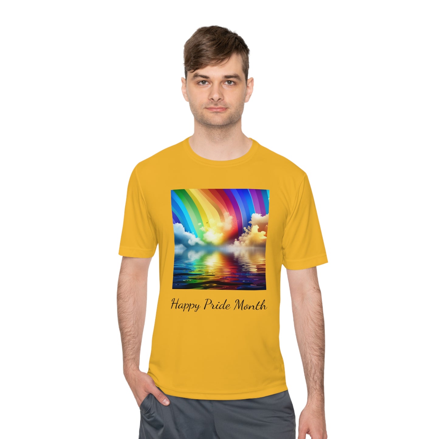 Happy Pride Month Unisex Moisture Wicking Tee