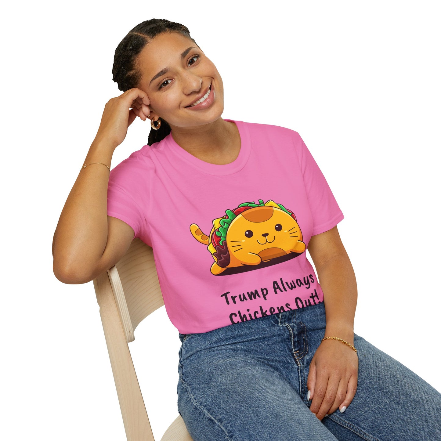 Funny Cat Taco T-Shirt, Unisex Tee, Humor Shirt, Gift for Pet Lovers, Political Humor, Casual Wear, Protest Wear