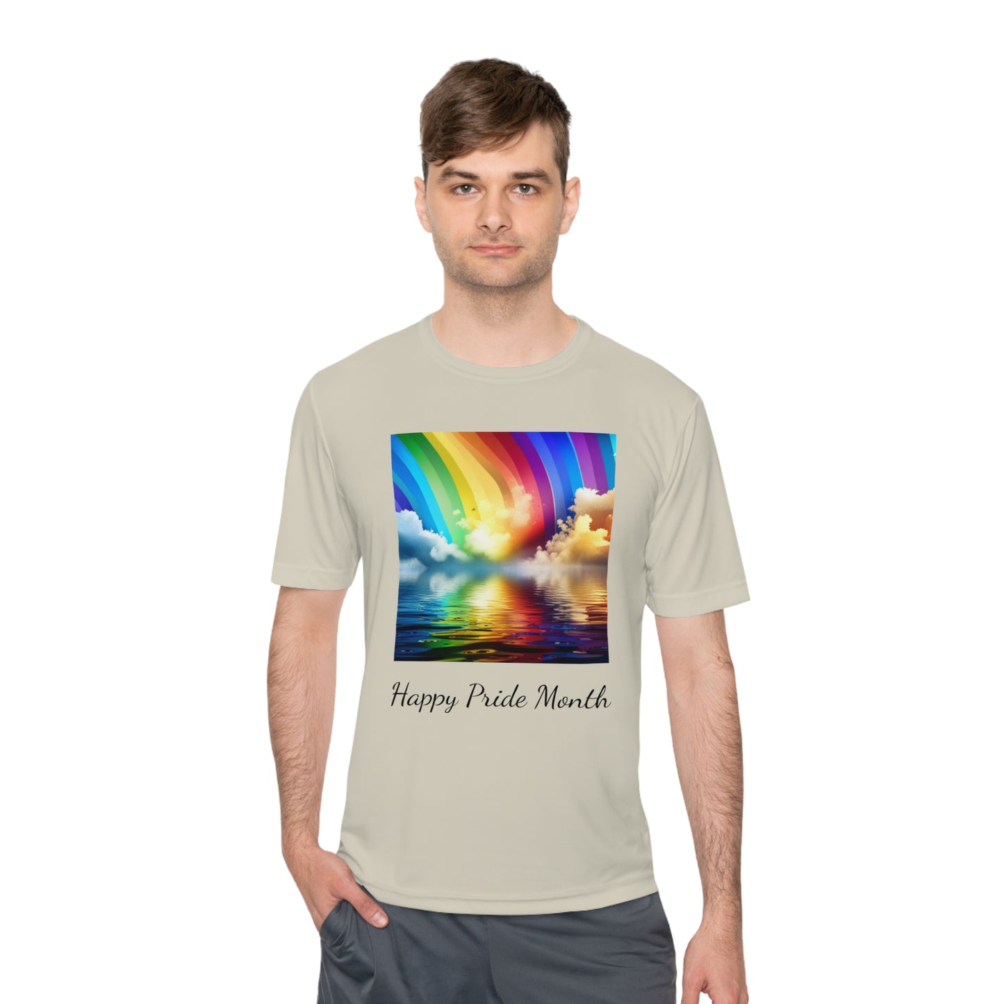 Happy Pride Month Unisex Moisture Wicking Tee