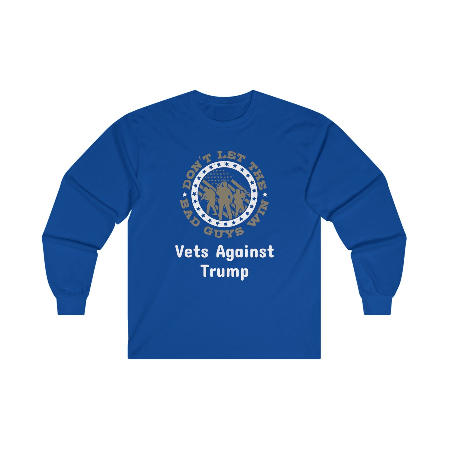 Political Activist Long Sleeve Tee - Vets Against Trump