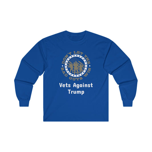 Political Activist Long Sleeve Tee - Vets Against Trump