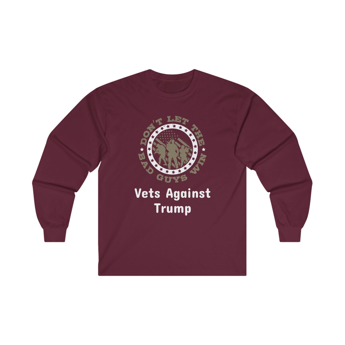 Political Activist Long Sleeve Tee - Vets Against Trump