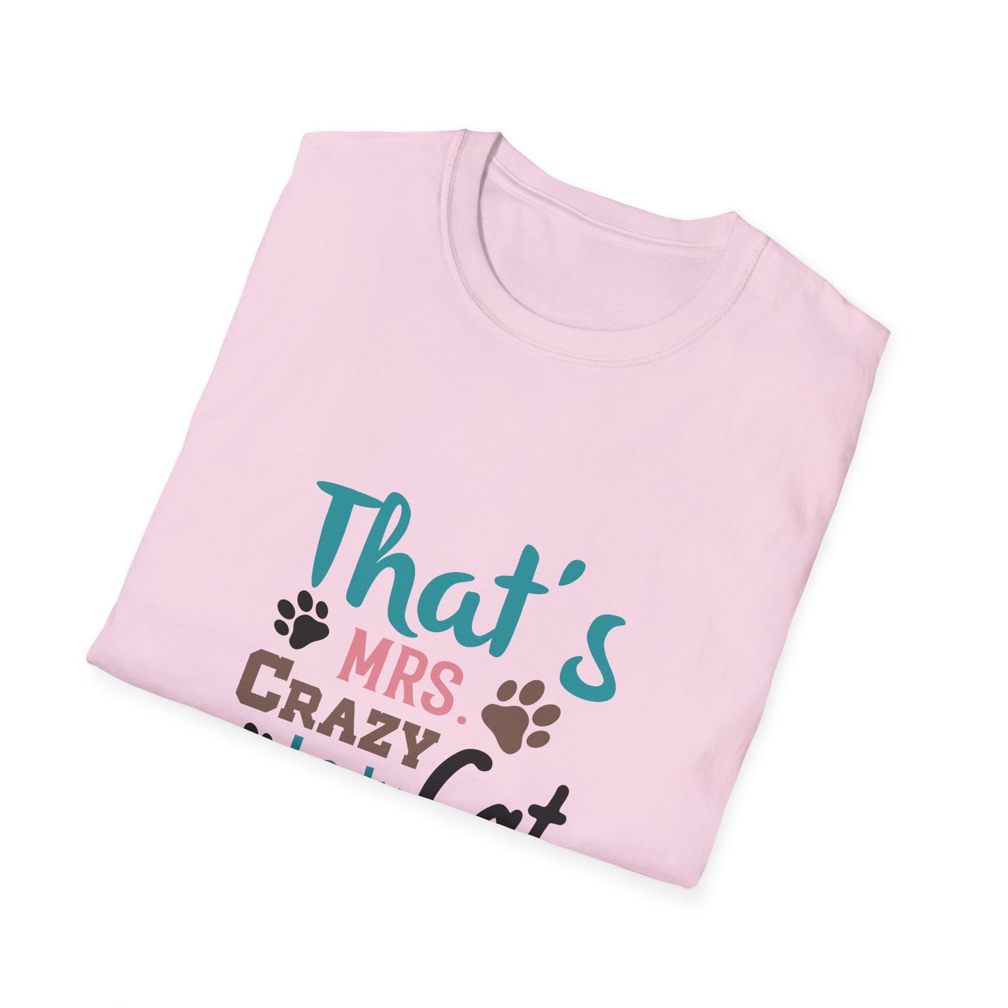 That's Mrs. Crazy Cat Lady Unisex T-Shirt | Cute Cat Lover Apparel