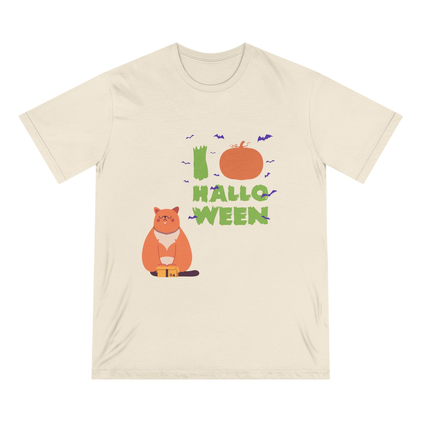 Halloween Cat T-Shirt - I Love Halloween!