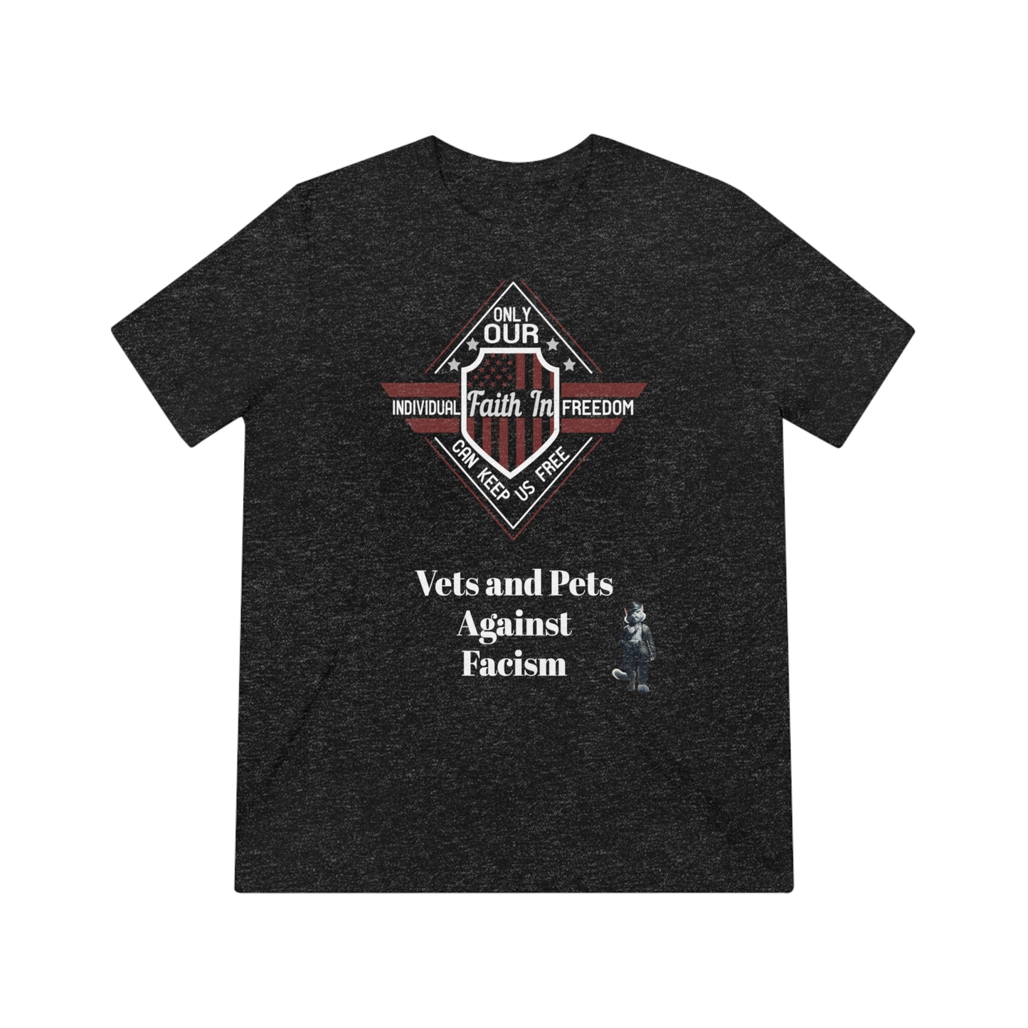Vets and Pets Against Facism Tee