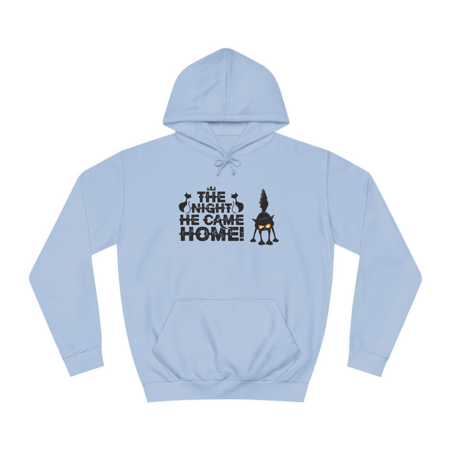Halloween Black Cat Hoodie - The Night He Came Home