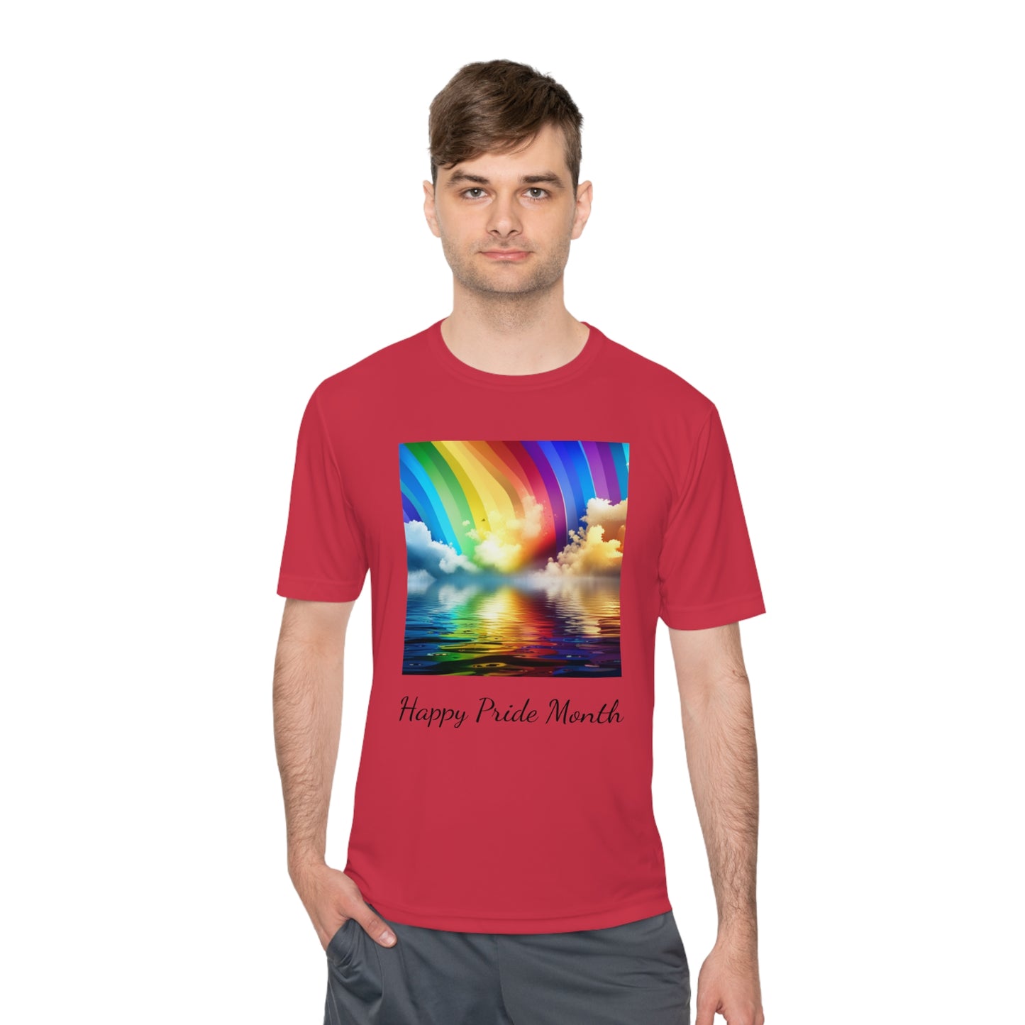 Happy Pride Month Unisex Moisture Wicking Tee