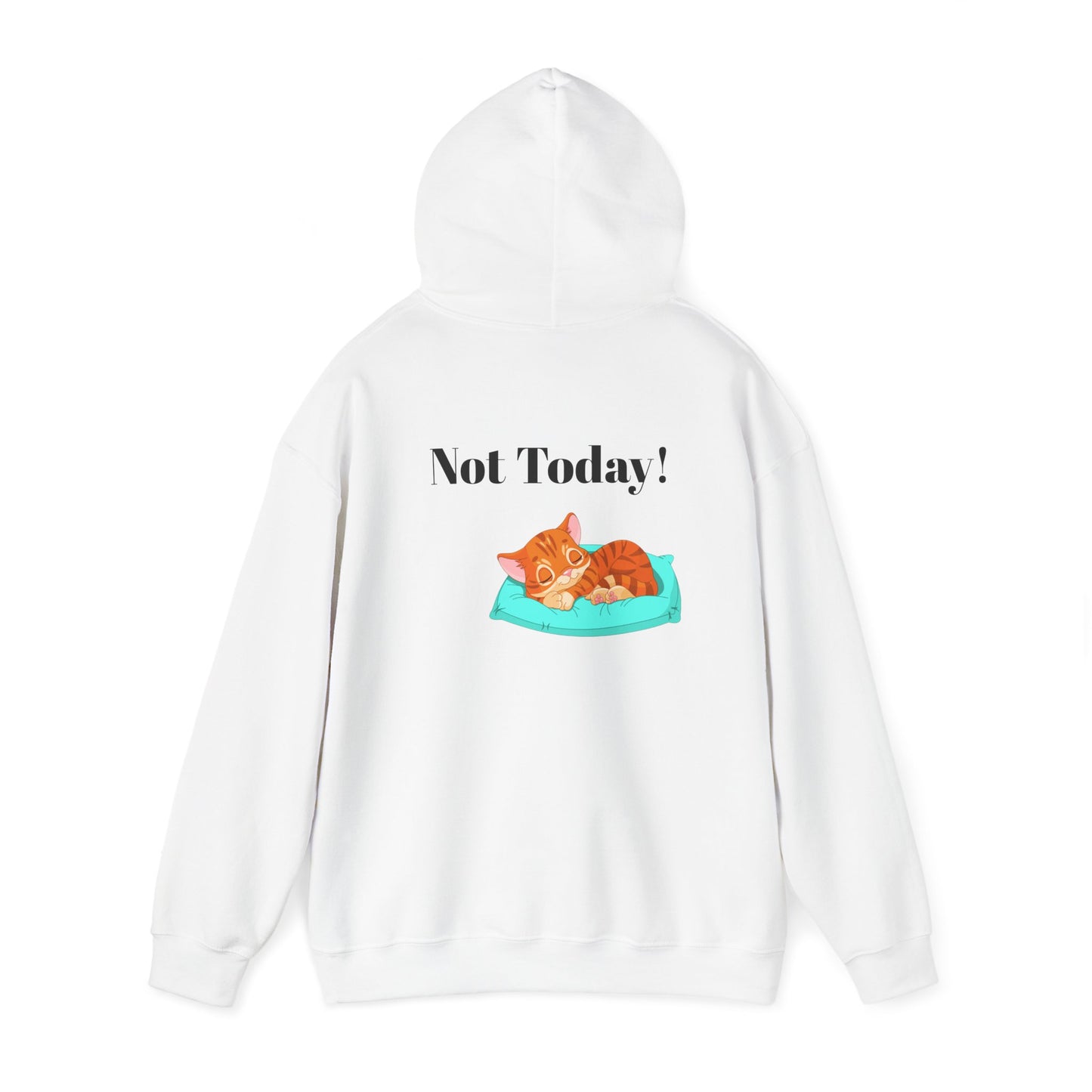 Funny Cat Hoodie - 'You Gotta Be Kitten Me!' & 'Not Today!'  Lazy Day Wear